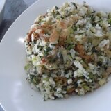 シンプル☆おかかと空芯菜の炒飯